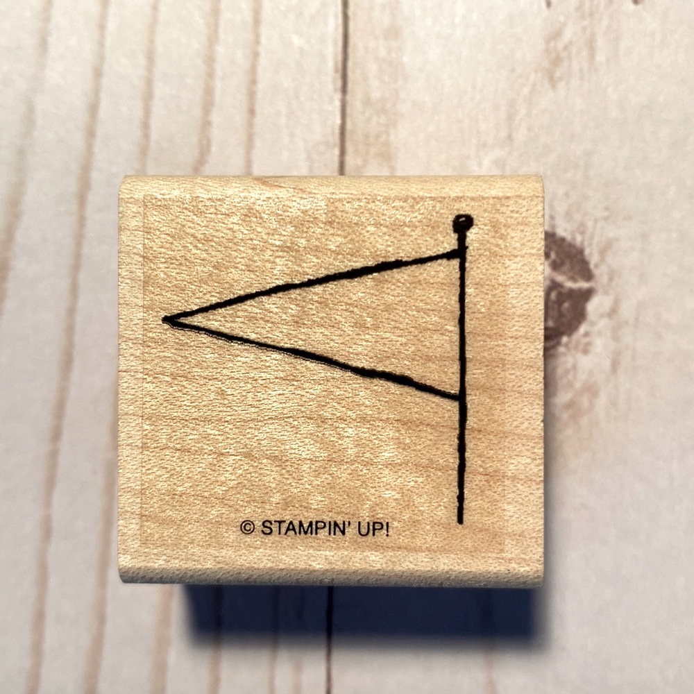 5/20$ RUBBER STAMP flag
